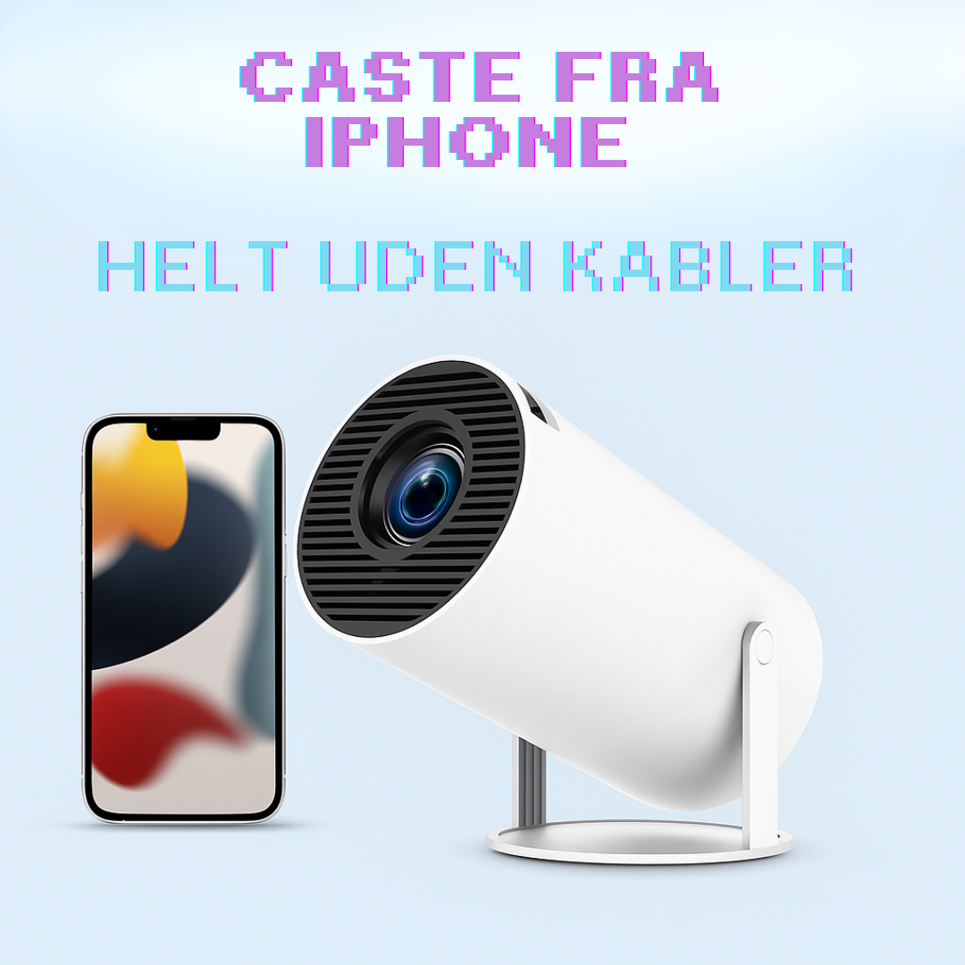 Projektor til iPhone: Sådan caster du nemt og hurtigt fra mobilen