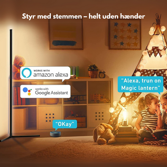 Visual RGB CornerLight – 145 cm hjørnelampe med appstyring og dynamisk lys
