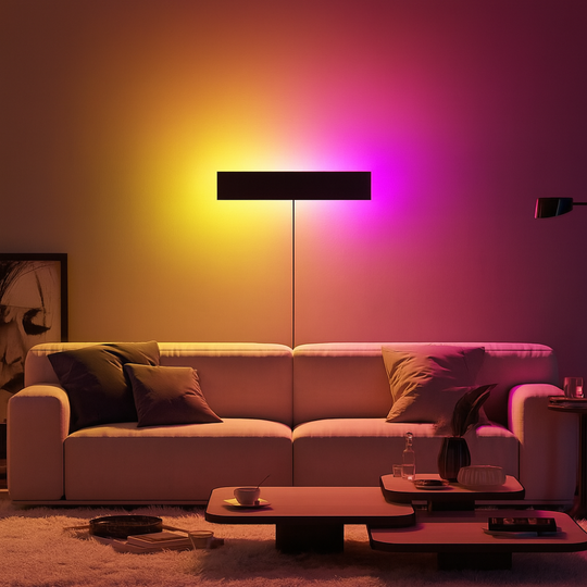 Visual GlowWall RGB – væglampe med smart app og dynamisk lyseffekt