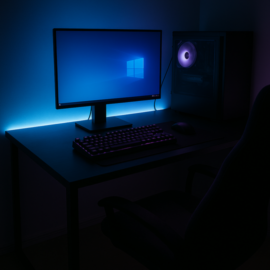 Visual Neon Strip – 5 meter RGBIC LED-lys med Tuya-app og fjernbetjening