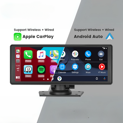 Visual Smart Drive – 10,26" skærm med indbygget dashcam, bakkamera og CarPlay