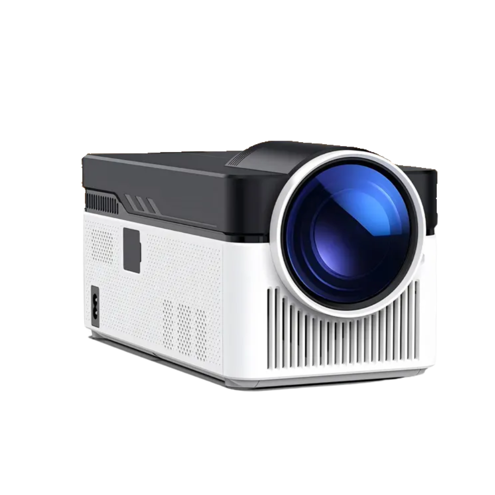 Visual Pro Projektor – 1080P Mini Projektor med Apps, Op til 200” Billede & WiFi6