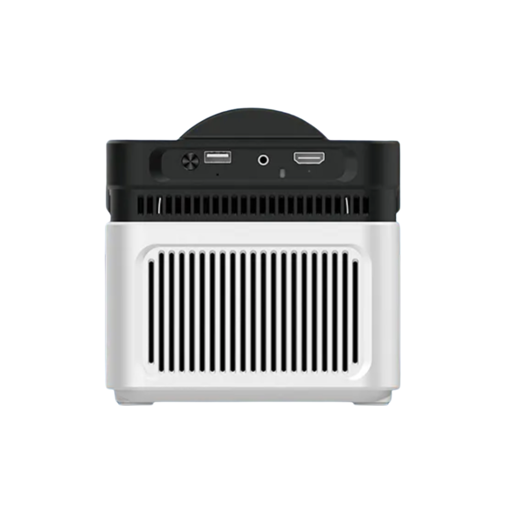 Visual Pro Projektor – 1080P Mini Projektor med Apps, Op til 200” Billede & WiFi6