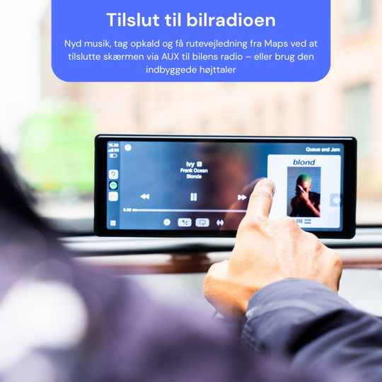 Visual Smart Drive – 10,26" skærm med indbygget dashcam, bakkamera og CarPlay