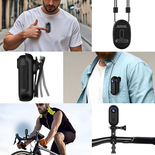 Visual GoCam Mini - Mini Action Kamera med 4K, App og Vandtæt Design