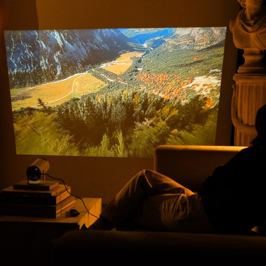 Visual Smart Projektor - WiFi & Bluetooth med 4K HD Support