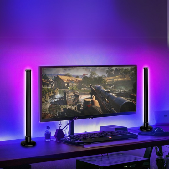 Visual DeskGlow – RGB bordlampe med Tuya App og farveskift