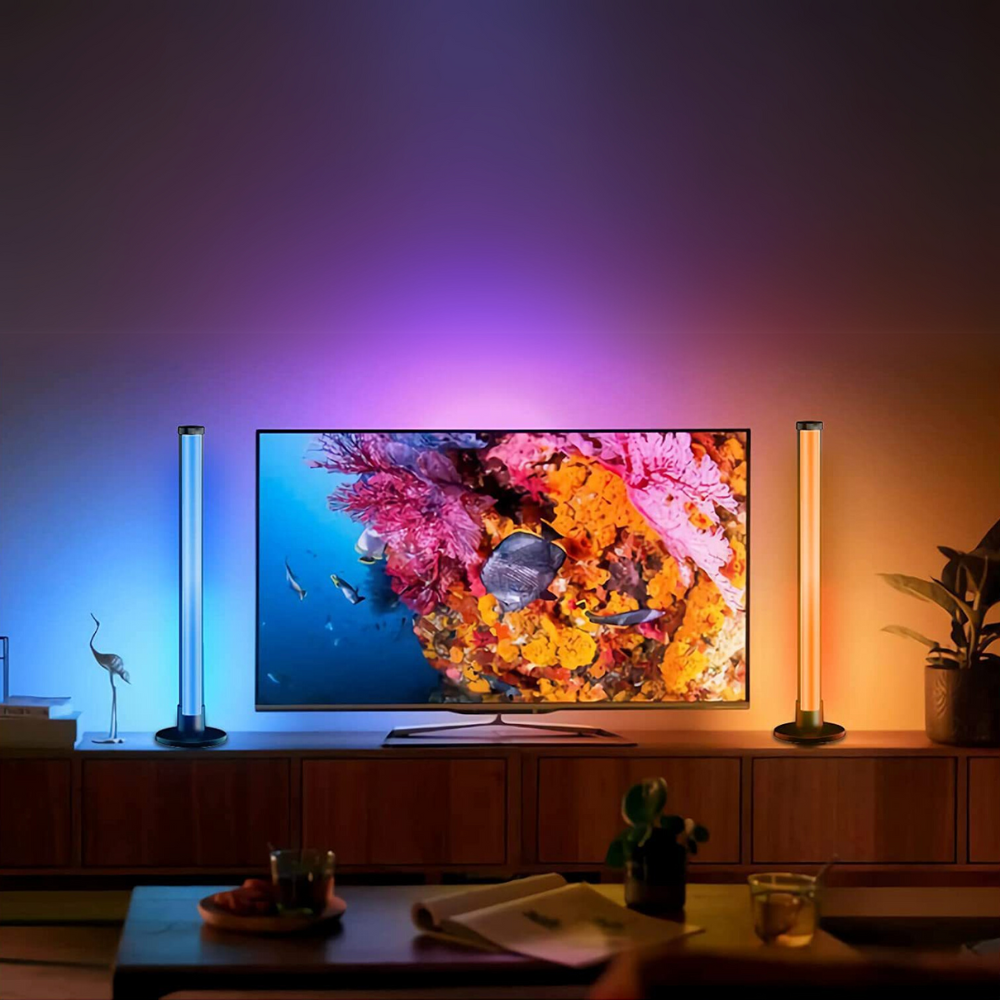 Visual DeskGlow – RGB bordlampe med Tuya App og farveskift