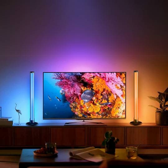 Visual DeskGlow – RGB bordlampe med Tuya App og farveskift