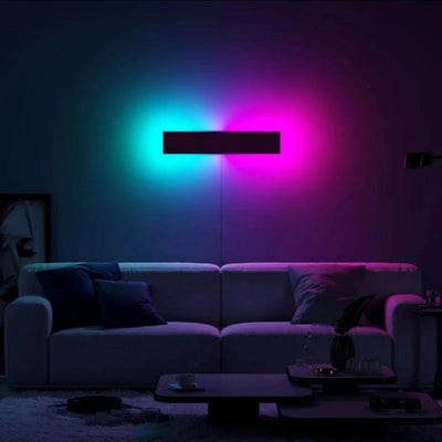 Visual GlowWall RGB – 80 cm væglampe med smart app og dynamisk lyseffekt