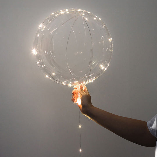 Visual LED Balloner – 10 stk. festballoner med varm glød og wow-effekt